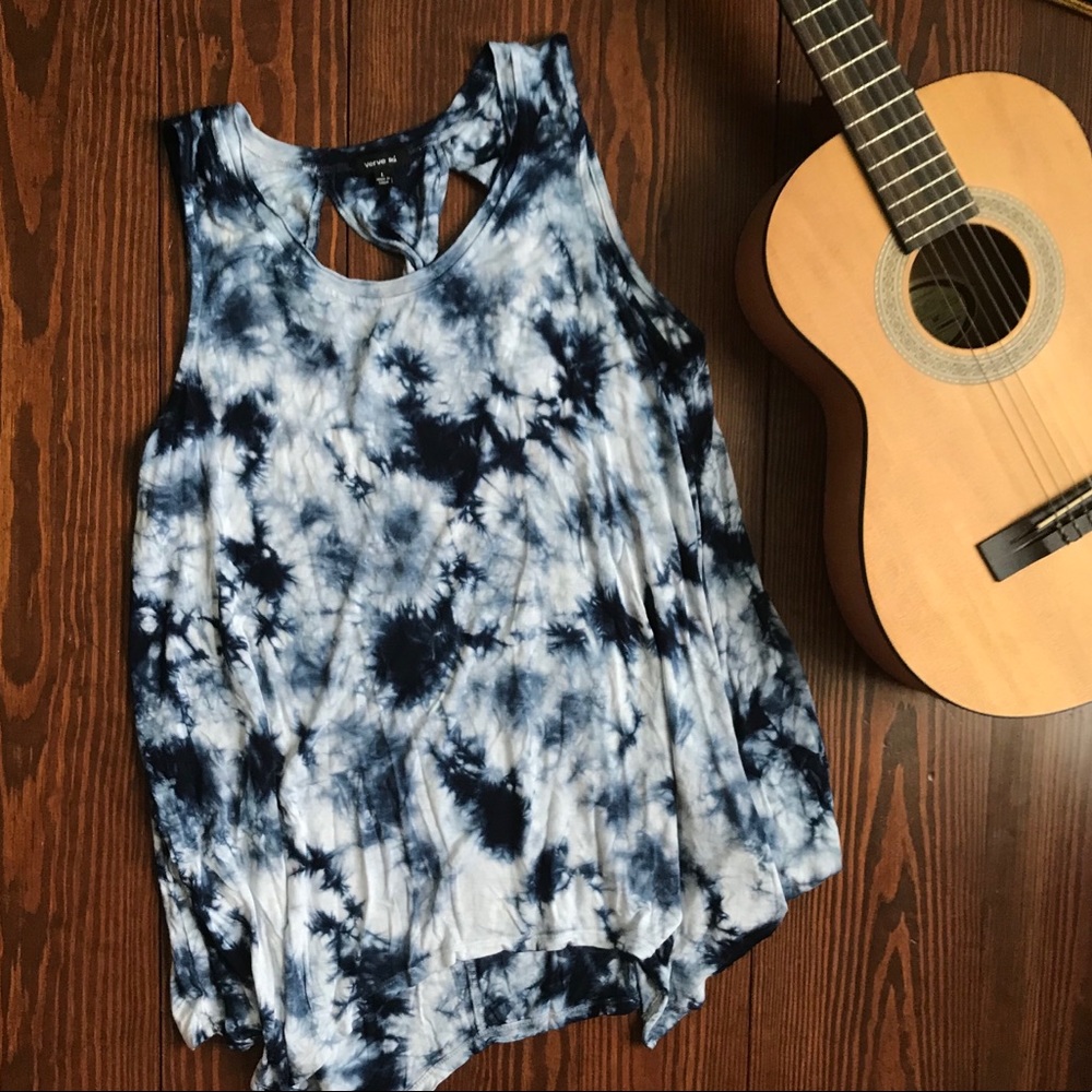 Verve amí | Anthropologie tie dye twist back tank